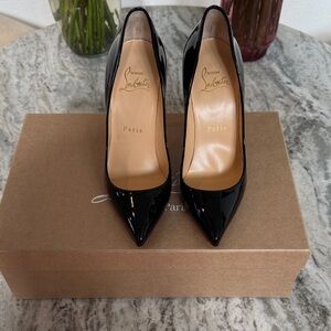 Christian Louboutin Black Patent Heels